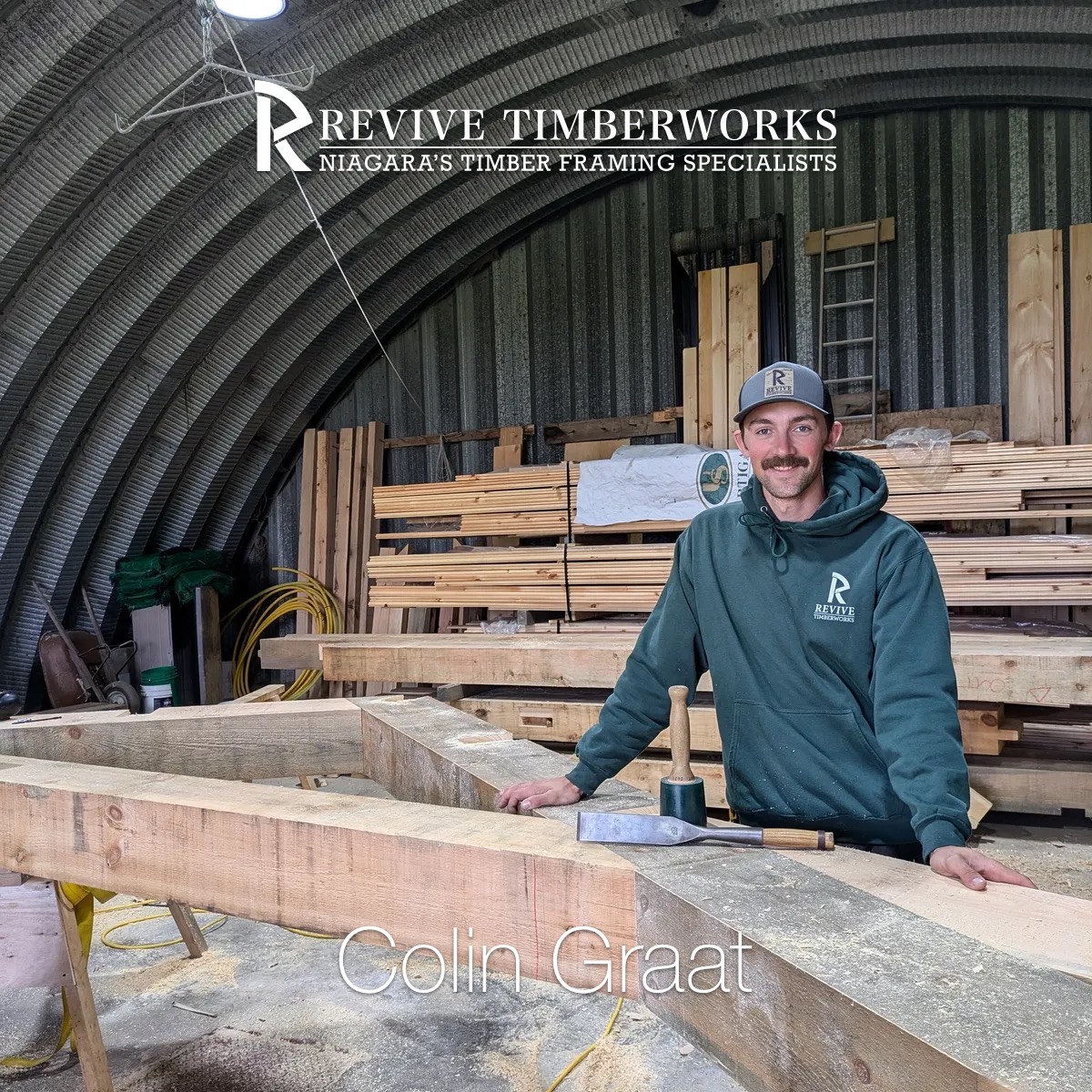 Colin Graat, founder of Revive Timberworks
