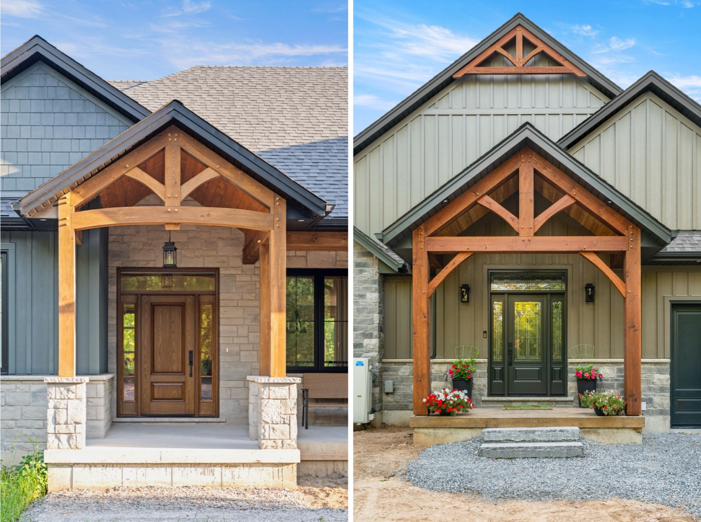 Timber-Frame Entryways That Set the Tone Before You Step Inside